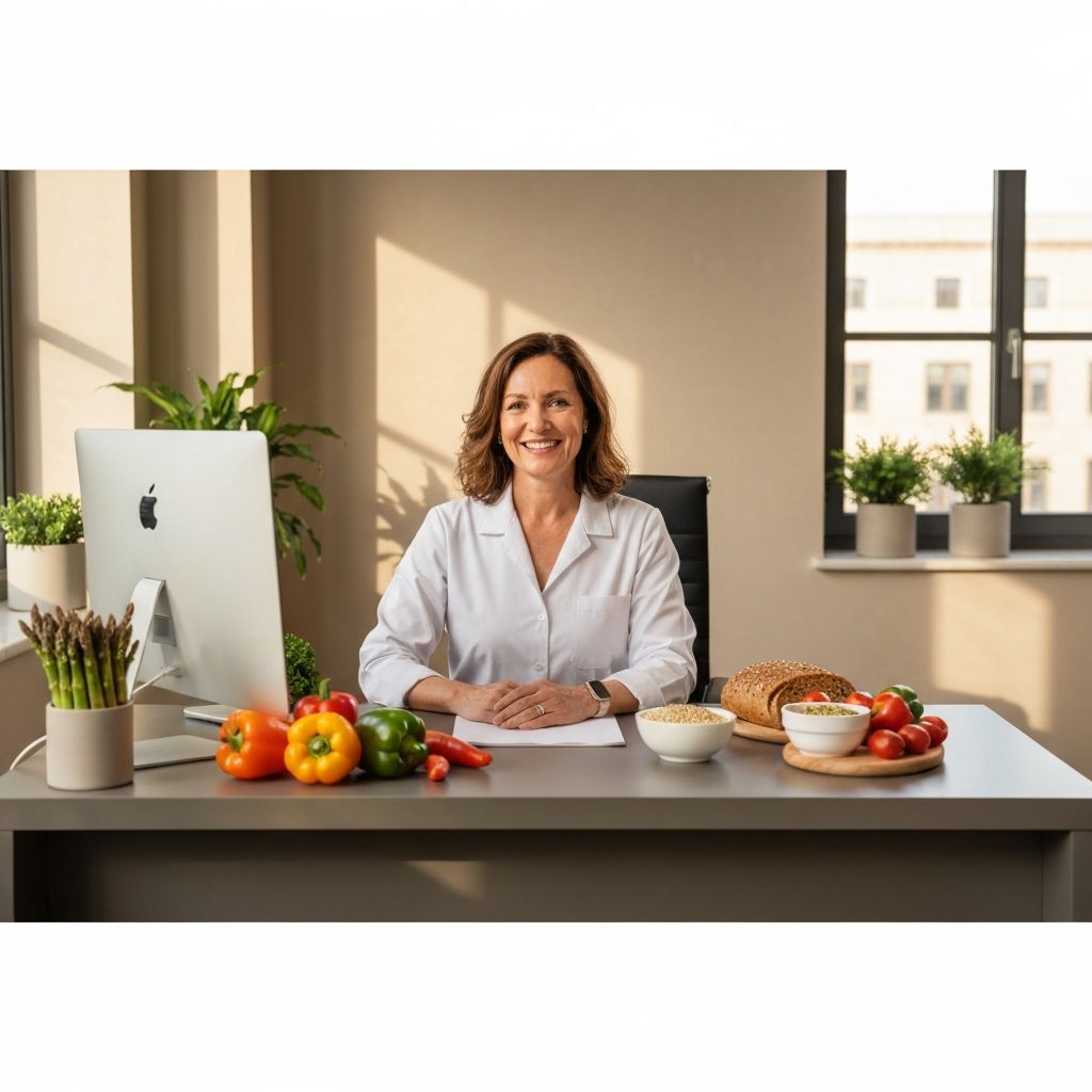 Nutrition consultant providing guidance